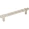 Jeffrey Alexander 128 mm Center-to-Center Satin Nickel Square Zane Cabinet Pull 293-128SN - alternate 1